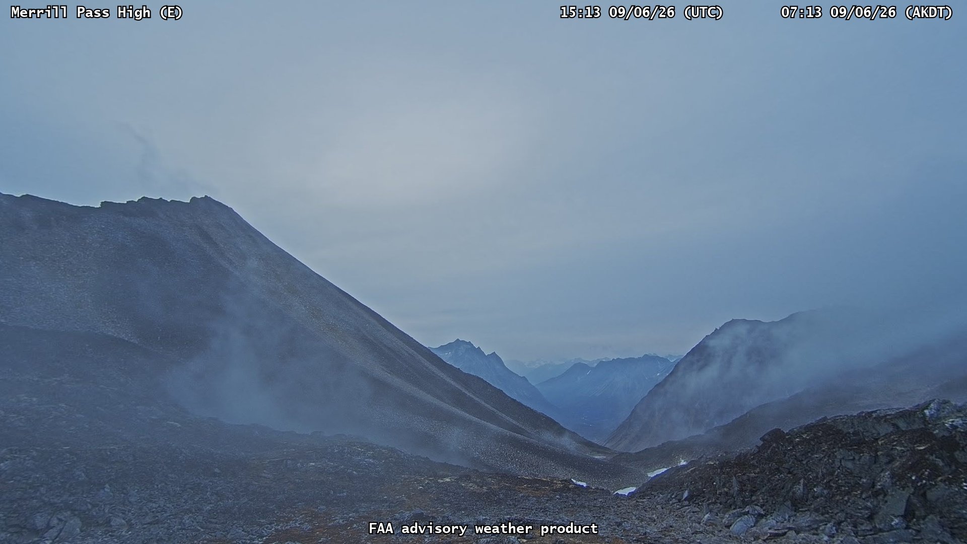 Merrill Pass High — East live camera view