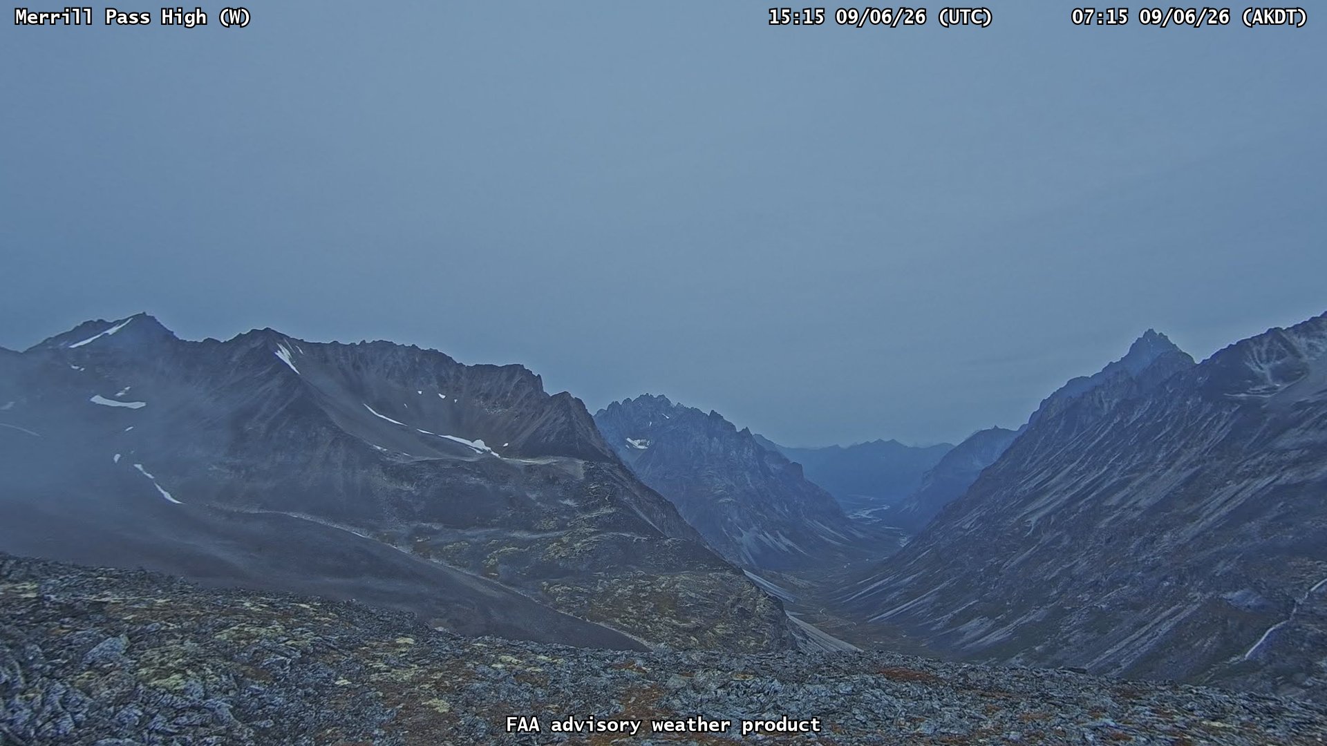 Merrill Pass High — West live camera view
