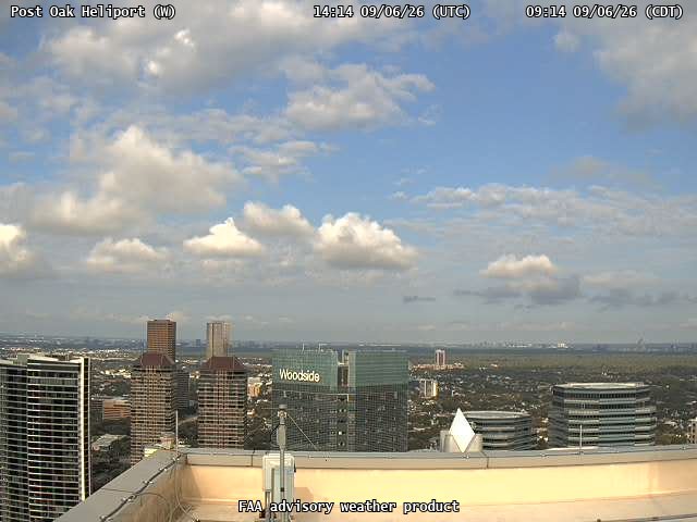 Post Oak Heliport — West live camera view