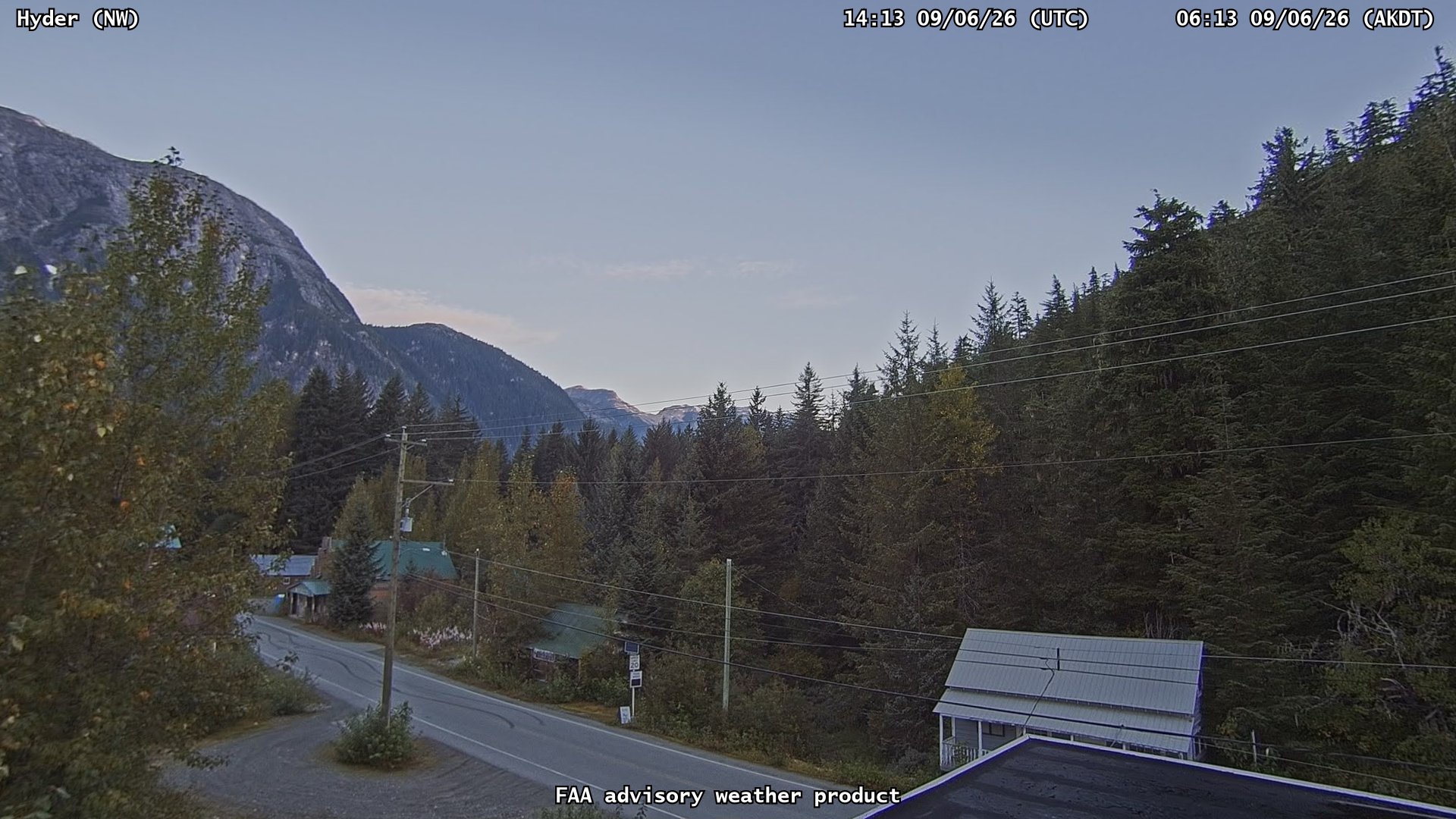 Hyder — NorthWest live camera view