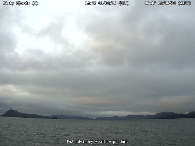 Misty Fjords — South live camera view