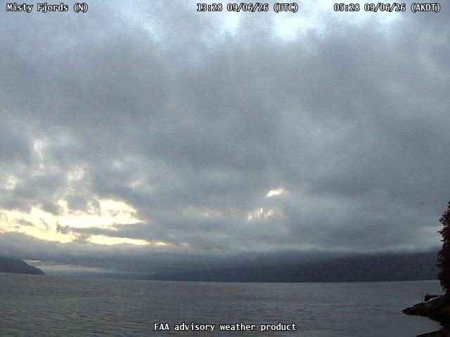 Misty Fjords — North live camera view