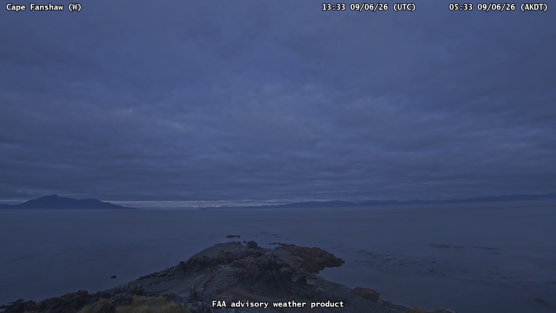 Cape Fanshaw — West live camera view