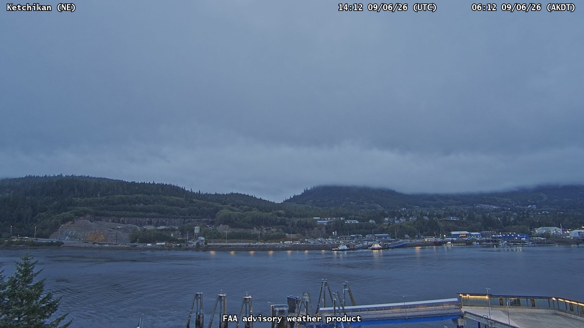Ketchikan — NorthEast live camera view
