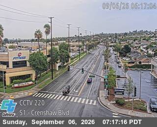SR-1 : (220) Crenshaw Blvd live camera view