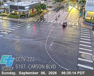 SR-107 : (222) Carson Blvd live camera view
