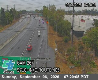 I-710 : (267) North of I-405 live camera view