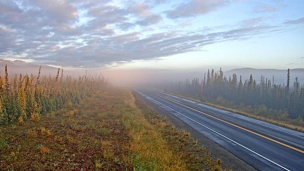 Alaska Highway @ Yerrick Creek MP 1334 live camera view