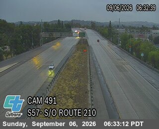 SR-57 : (491) South of I-210 live camera view