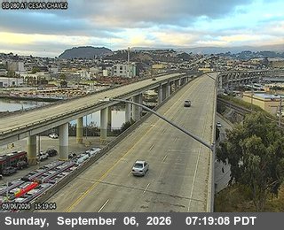 I-280 : at Cesar Chavez live camera view
