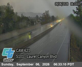 US-101 : (621) Laurel Canyon Blvd live camera view