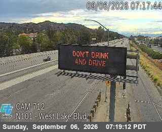 US-101 : (712) West Lake Blvd live camera view
