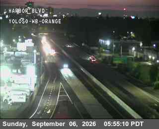 Hwy 50 at Harbor_Blvd_Onr_YOL50_WB_2 live camera view