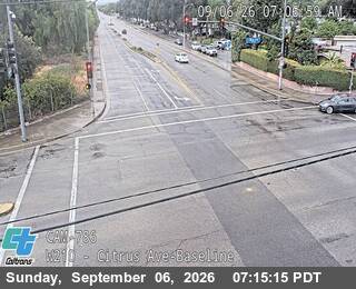 I-210 : (786) Citrus Ave-Baseline live camera view