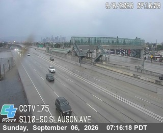 I-110 : (175) SO Slauson Ave live camera view