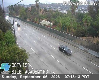 I-110 : (193) Academy Road live camera view