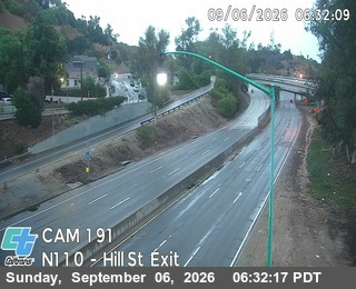 I-110 : (191) Hill Street Exit live camera view
