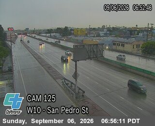 I-10 : (125) Griffith/San Pedro live camera view