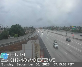 I-110 : (171) NO Manchester Ave live camera view
