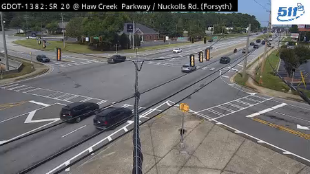 SR 20 / Buford Hwy at Haw Creek Pkwy / Nuckolls Rd live camera view