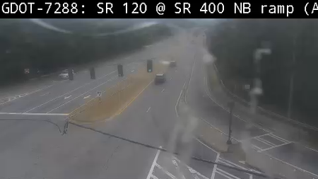 SR 120/Old Milton Pkwy at SR 400 NB Ramp live camera view
