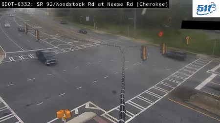 SR 92 / Woodstock Rd at Neese Rd live camera view