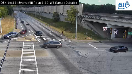 Evans Mill Rd at I20 WB Ramp live camera view