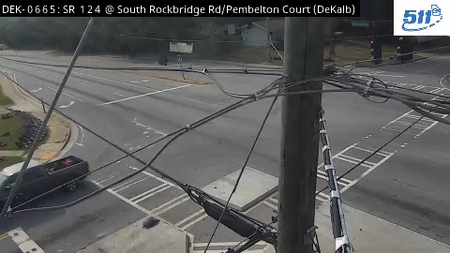 SR 124 at S Rockbridge Rd/Pembelton Ct live camera view