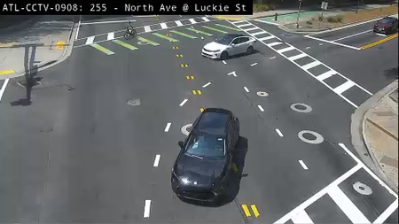SR 8/North Ave at Luckie St/Tech Pkwy live camera view