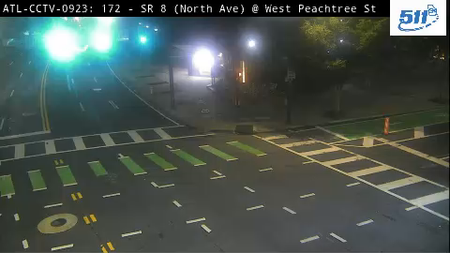 SR 8/North Ave at West Peachtree St live camera view