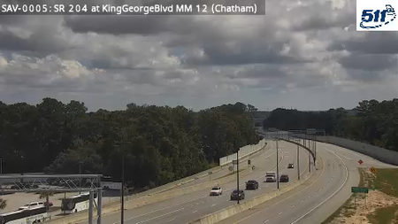 SR 204 / Abercorn Rd at King George Blvd live camera view