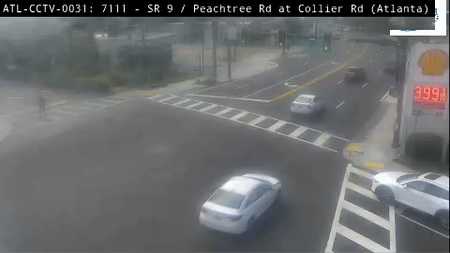 SR 9 / Peachtree Rd at Collier Rd live camera view