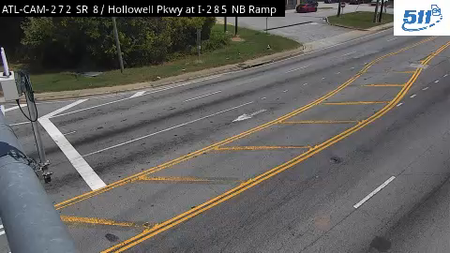 SR 8 / Hollowell Pkwy at I285 NB Ramp live camera view