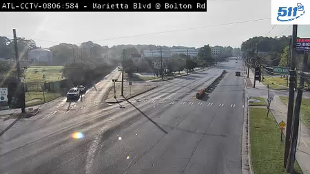 Marietta Blvd at Bolton Rd live camera view