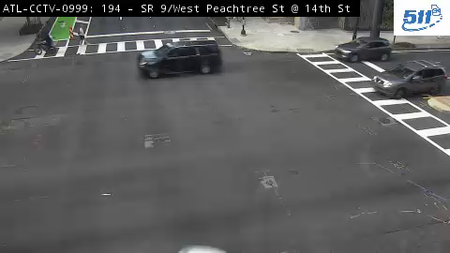 West Peachtree St at 14th St live camera view