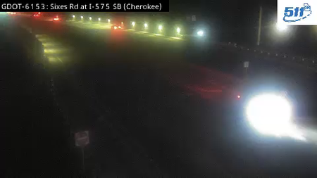 Sixes Rd at I-575 SB live camera view