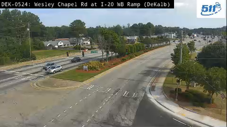 Wesley Chapel Rd at I-20 WB live camera view