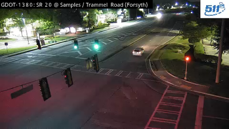SR 20 / Buford Hwy at Samples Rd / Trammel Rd live camera view