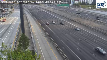 I-75/I-85 S at 14thSt MM 249.8 live camera view