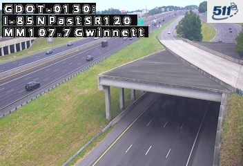 I-85 N past SR120 MM 107.2 live camera view