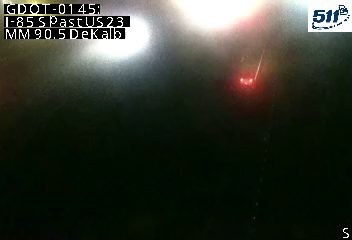 I-85 S past US23 MM 90.4 live camera view