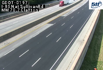 I-85 N at SullivanRd MM 70.7 live camera view