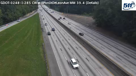 I-285 CW at EPonceDeLeonAve MM 41 live camera view