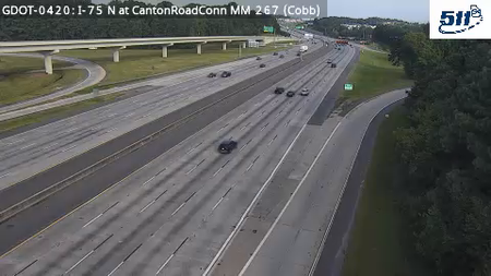 I-75 N at CantonRoadConn MM 266.7 live camera view