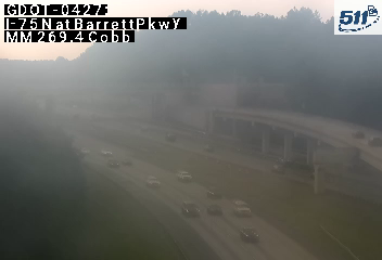 I-75 N at BarrettPkwy MM 269 live camera view