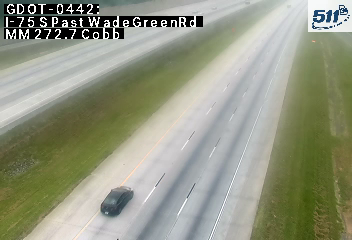 I-75 S past WadeGreenRd MM 272.4 live camera view