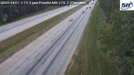 I-75 S past PriestRd MM 276 live camera view