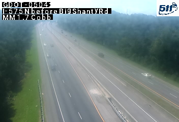 I-575 N before BigShantyRd MM 2 live camera view