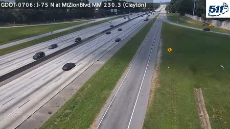 I-75 N at MtZionBlvd MM 230.9 live camera view