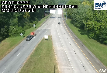 SR410/US78 W at NDruidHillsRd MM 0.3 live camera view